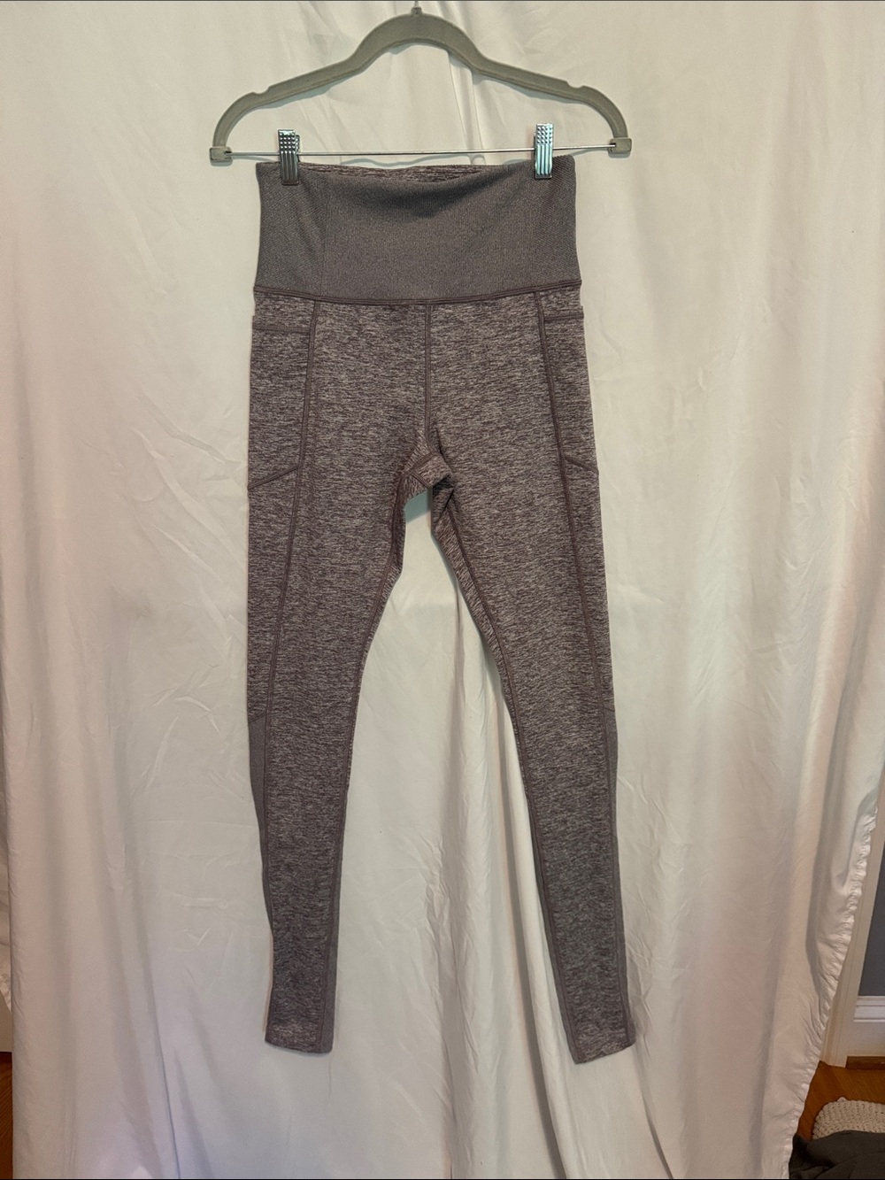 Athleta Women’s Heather Gray High-Waist Leggings